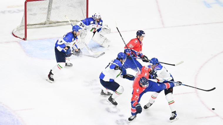 Das Blue Team musste sich geschlagen geben. © Ice Hockey UK / Ice Hockey UK