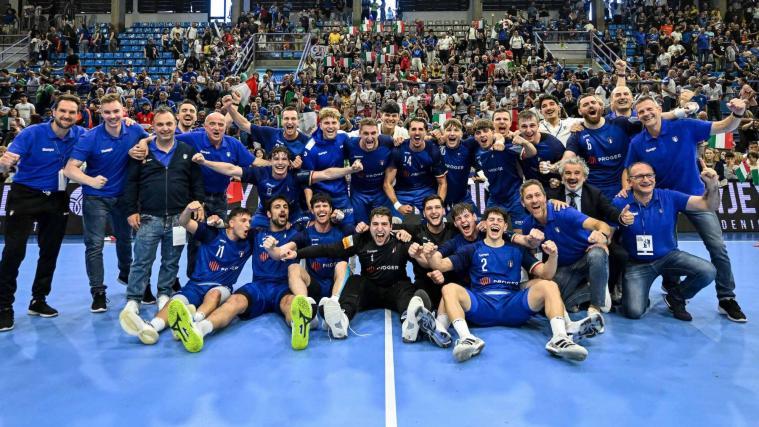 Die Azzurri besiegten die Schweiz im alles entscheidenden Quali-Spiel, danach wurde gejubelt. © FIGH / Luigi Canu
