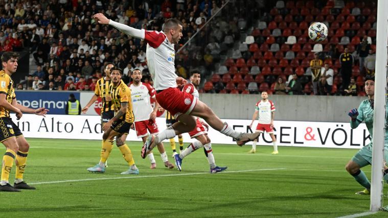 Domen Crnigoj gleicht hier für den FC Südtirol aus. © DLife