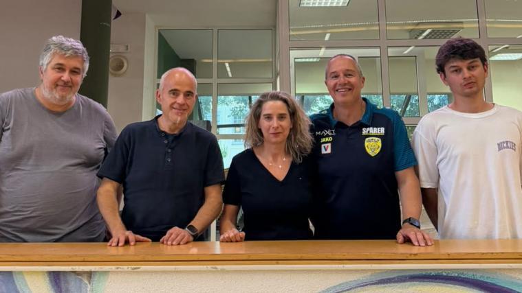 Eppans neuer Vorstand: V. l.  Paolo Casotti, Lorenzo Gazzetta, Kirsten Kager, Sektionsleiter Markus Oberrauch, Michael Obkircher. Nicht im Bild  Gerd Zozin und Jörg Herzig.