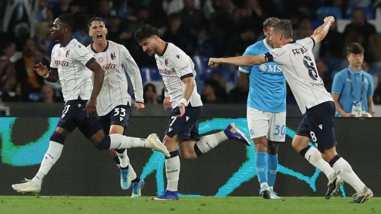 Freude bei Bologna, Frust bei Napoli. © APA/afp / CARLO HERMANN