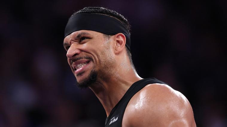 Josh Hart von den New York Knicks hat gut lachen. © APA / DUSTIN SATLOFF