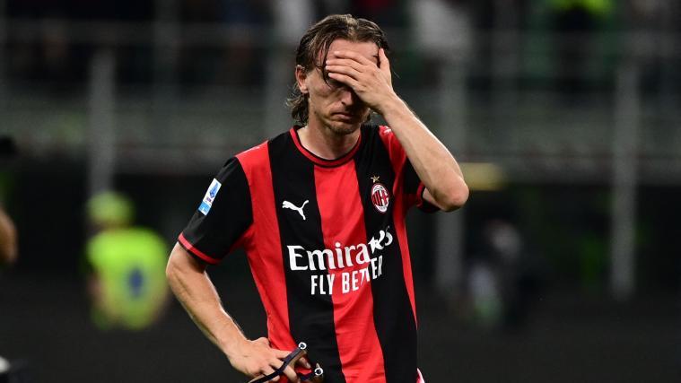 Milans Luka Modric kann es nicht fassen. © APA/afp / PIERO CRUCIATTI