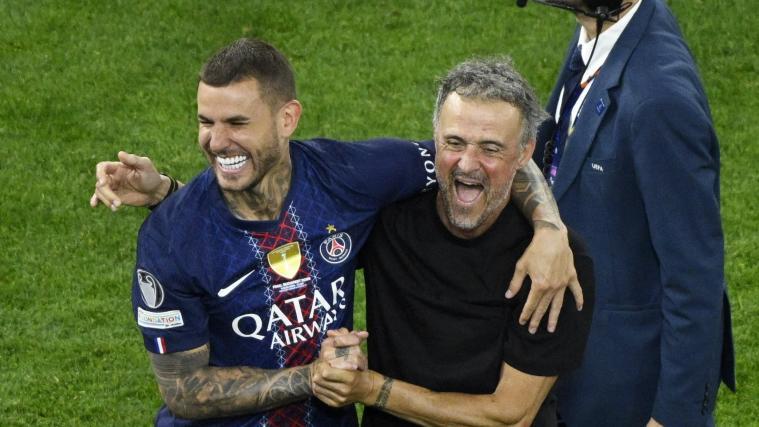 Paris Saint-Germain hat seinen aktuellen Erfolg vor allem Trainer Luis Enrique zu verdanken (rechts). © ANSA / Szilard Koszticsak