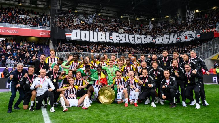 Riesige Party: LASK ist österreichischer Meister. © APA / MAX SLOVENCIK