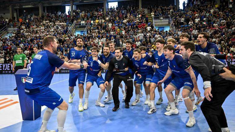 So jubeln die Azzurri nach dem historischen Triumph. © Luigi Canu