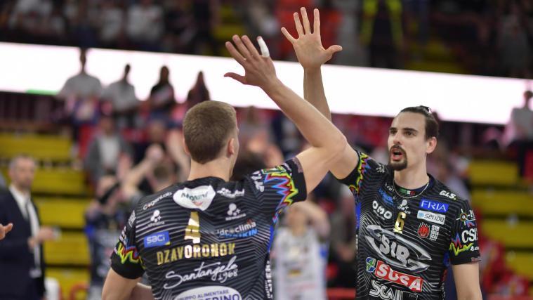 Stark: Simone Giannelli (rechts), Kapitän von Perugia.