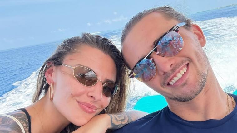 Alexander Zverev (rechts) mit seiner Freundin Sophia Thomalla.