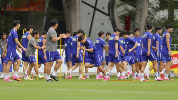 Beim Training von Südkorea kam es zu einem Zwischenfall. © ANSA / Francisco Guasco