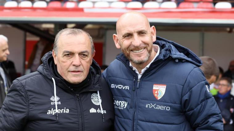Davide Possanzini (rechts) wird Fabrizio Castori beim FC Südtirol beerben.