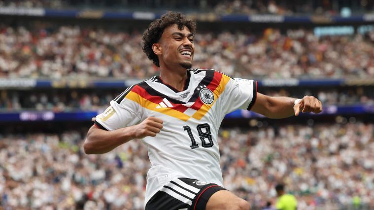 Die große deutsche Entdeckung des ersten WM-Spiels: Nathaniel Brown. © APA / ALEXANDER HASSENSTEIN