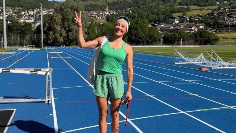 Dorothea Wierer kann es nicht lassen. © Instagram
