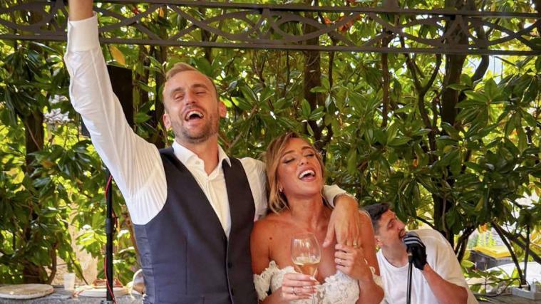 FCS-Kapitän Fabian Tait hat geheiratet. © FC Südtirol