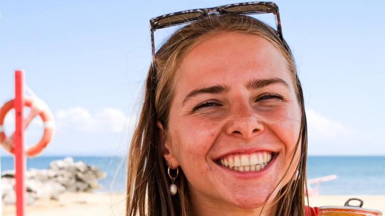 Johanna Puff,  Freundin von Lukas Hofer und selbst Biathletin. © johanna.puff