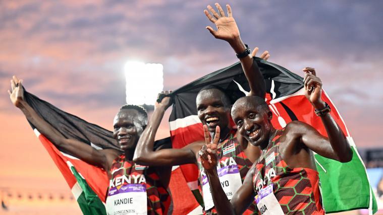 Kibiwott Kandie (l.) wurde lange gesperrt. © APA/afp / GLYN KIRK