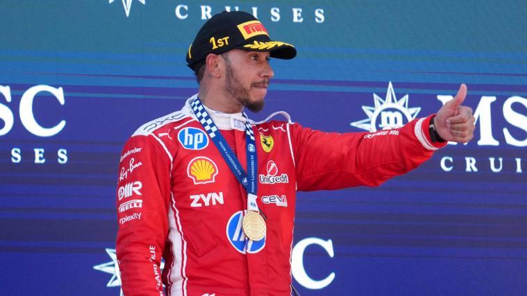 Lewis Hamilton zeigte große Emotionen. © APA/afp / MANAURE QUINTERO