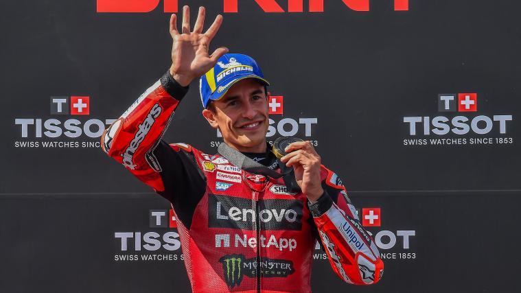 Ließ sich feiern: Marc Marquez. © APA/afp / FERENC ISZA