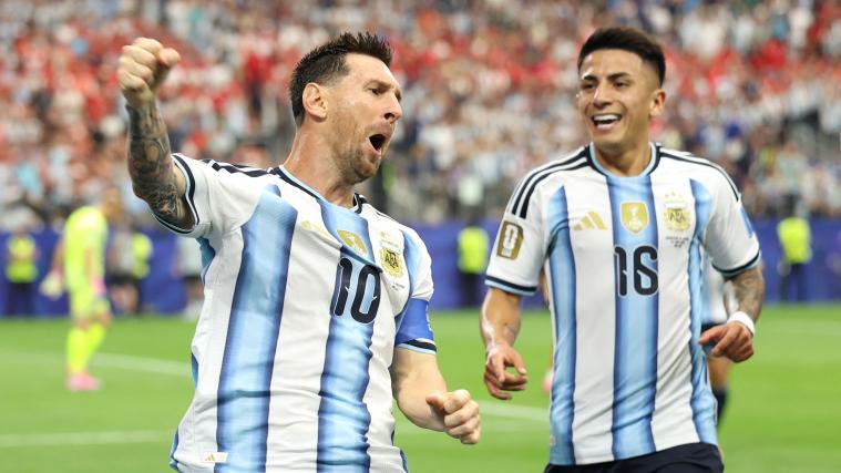 Lionel Messi hat nach seinem Dreierpack gegen Algerien einen Doppelpack gegen Österreich geschnürt. © APA / CHARLOTTE WILSON