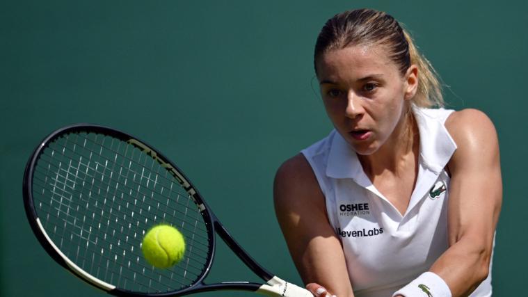 Maya Chwalinska erlebte ein Wimbledon-Drama. © APA/afp / KIRILL KUDRYAVTSEV