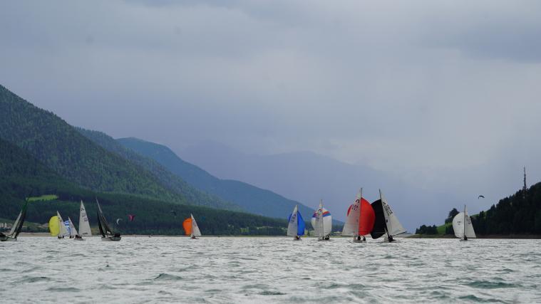 Am Reschensee fand eine Regatta statt.
