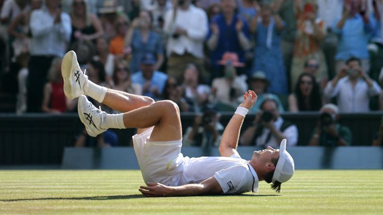 Arthur Fery begeistert Wimbledon. © APA/afp / HENRY NICHOLLS