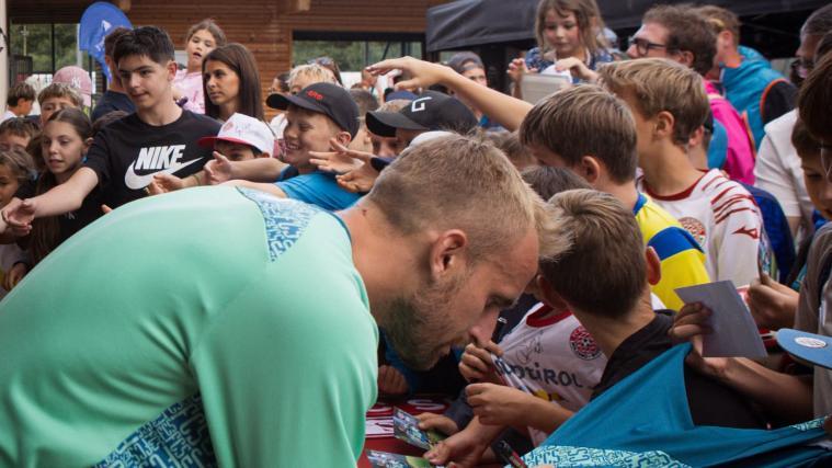 Beliebt bei den FCS-Fans: Kapitän und Identifikationsfigur Fabian Tait. © FC Südtirol/Bordoni