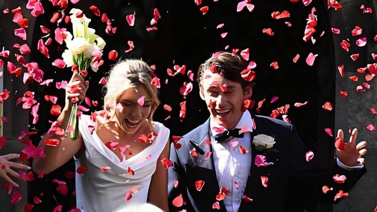 Ein Tennis-Traumpaar hat geheiratet. © British Tennis Fans