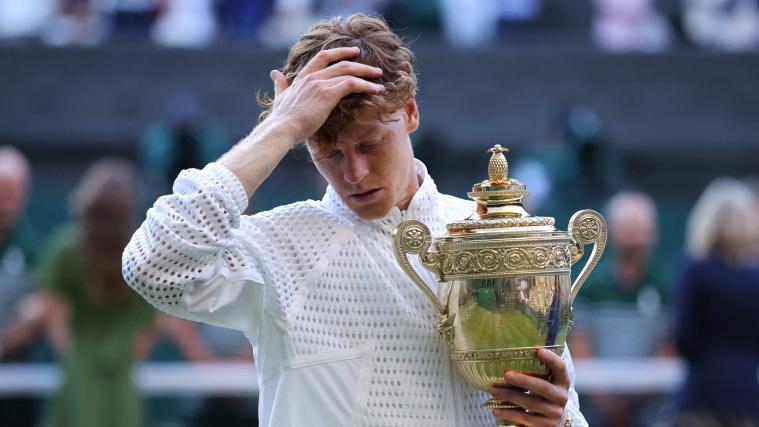Jannik Sinner hat in Wimbledon wieder einmal seine ganze Klasse gezeigt. © APA/afp / HENRY NICHOLLS