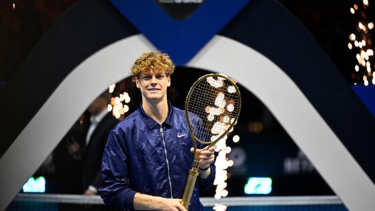 Jannik Sinner kämpft wieder um den goldenen Schläger. © ANSA / STR