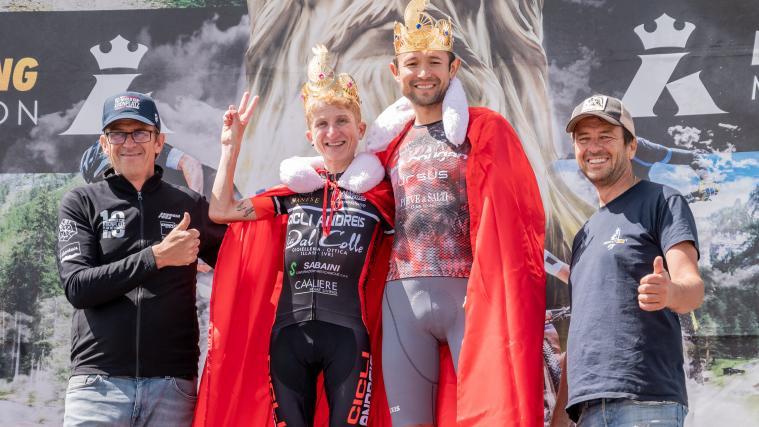 Maria Cristina Nisi und Leonardo Paez dürfen sich Kronplatz-Könige nennen. © Gianvito Coco