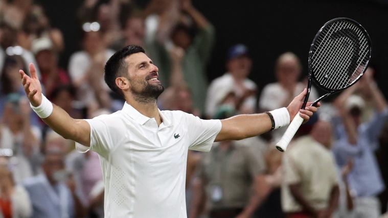 Novak Djokovic gewann das beste Match des Turniers. © APA/afp / HENRY NICHOLLS