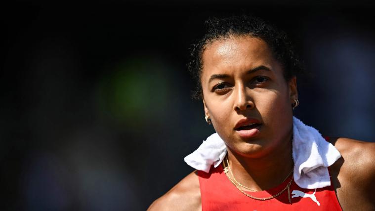 Audrey Werro kam schwer zu Sturz. © APA/afp / PAUL ELLIS