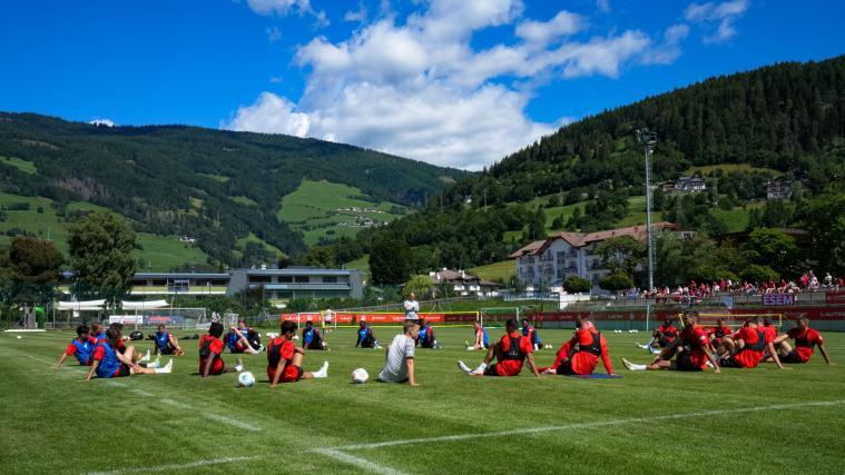Der FC Kaiserslautern trainierte im Sommer in Sterzing. © 1. FC Kaiserslautern