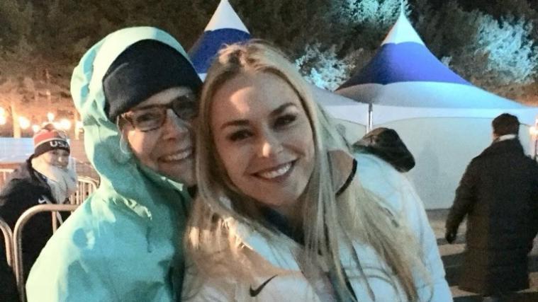 Lindsey Vonn mit ihrer Mama.