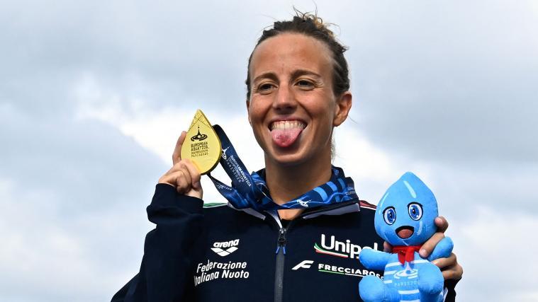 Nach Gold über fünf Kilometer konnte Ginevra Taddeucci auch im Knockout-Sprint überzeugen. © APA/afp / JULIEN DE ROSA
