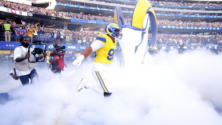 Aaron Donald lief für die Rams gleich zur Hochform auf. © APA / HARRY HOW