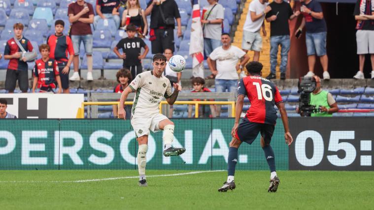 Davide Veroli und der FC Südtirol messen sich mit Genoa. © FC Südtirol