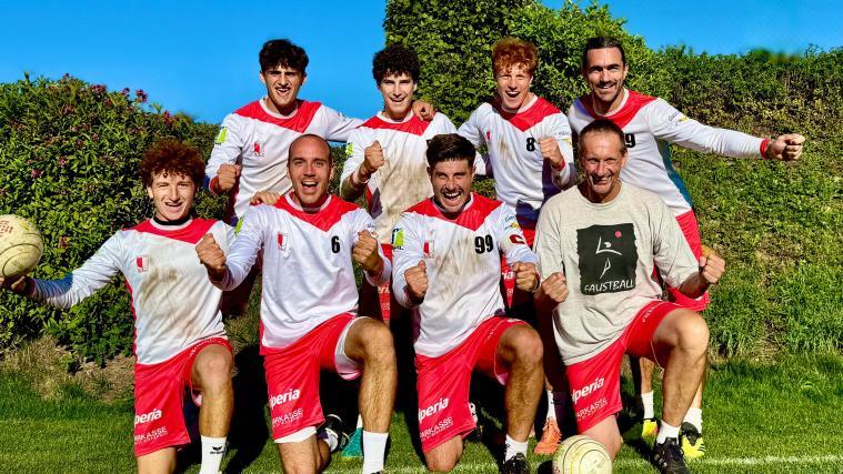 Der SSV Bozen Faustball.