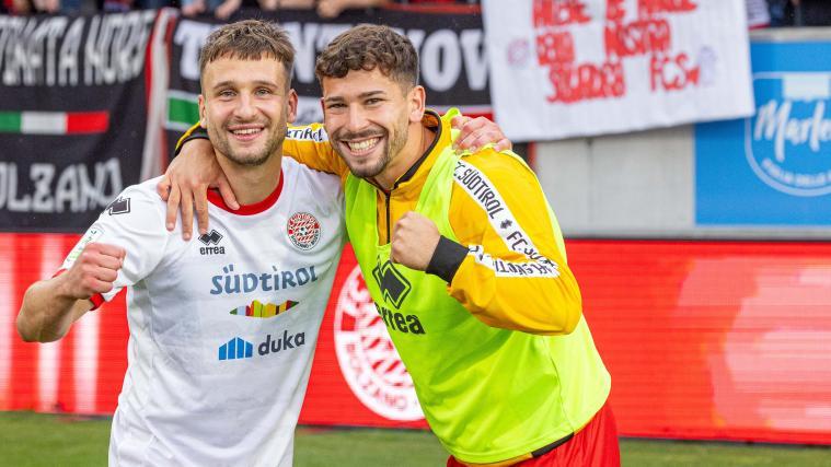 Die Leiferer Brüder des FC Südtirol: Simone (links) und Federico Davi.