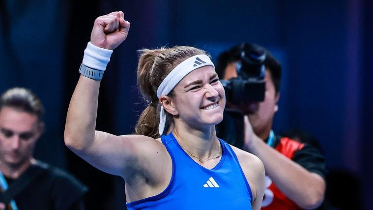 Karolina Muchova und Co. haben den Billie Jean King Cup gewonnen. © APA/afp / -