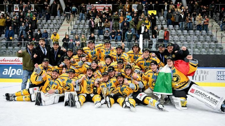 Letztes Jahr krönte sich der HC Pustertal Junior zum Meister in der IHL Division I. © HC Pustertal Junior