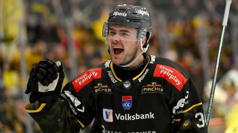 Matchwinner Tommy Purdeller jubelte gleich mehrfach. © HCP/Iwan Foppa