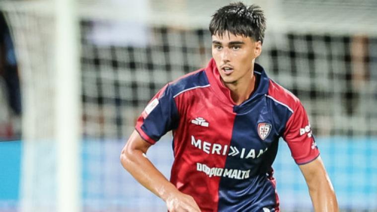 Raphael Kofler gab sein Startelf-Debüt für Cagliari. © Cagliari Calcio