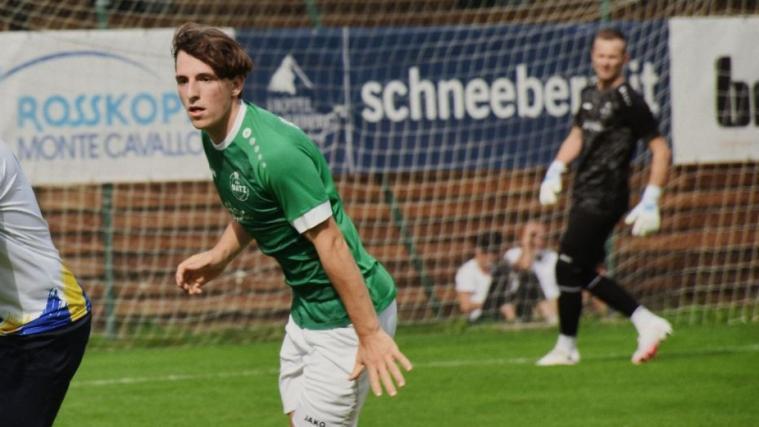 Hannes Larcher scored two goals for Natz. © J. Sparber