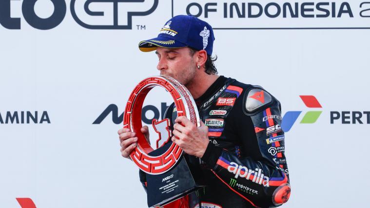 Marco Bezzecchi feierte seinen elften Sieg in der MotoGP. © ANSA / MAST IRHAM