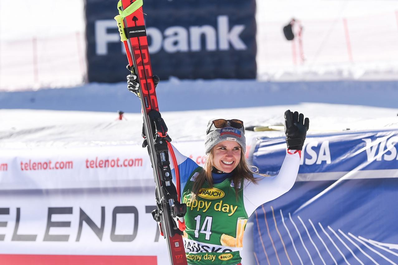 Joana Hählen fuhr fünf Mal auf das Weltcuppodest. © AFP / NIKOLAY DOYCHINOV