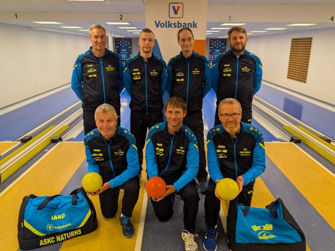 Naturns (im Bild) hat eine gute Saison hinter sich. Hinten von links Roland Wallnöfer, Martin Kienzl, Kurt Fliri, Frantisek Molcan, vorne von links Florian Schlögl, Werner Gruber und Walter Schlögl.