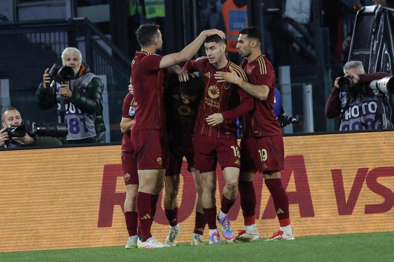 Roma feierte einen knappen Sieg. © ANSA / GIUSEPPE LAMI