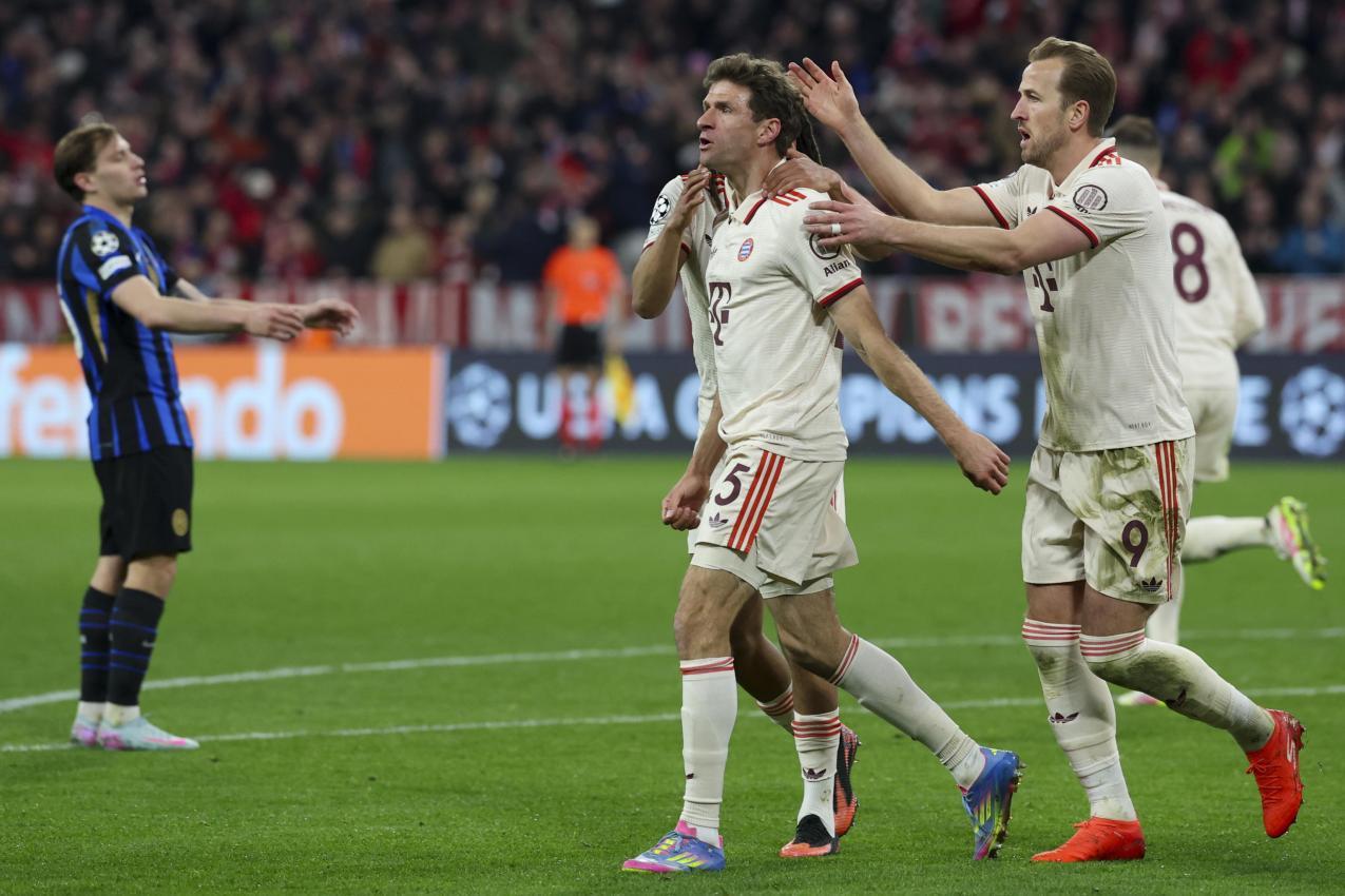 Thomas Müllers Treffer reichte den Münchner nicht zum Sieg. © ANSA / FILIP SINGER