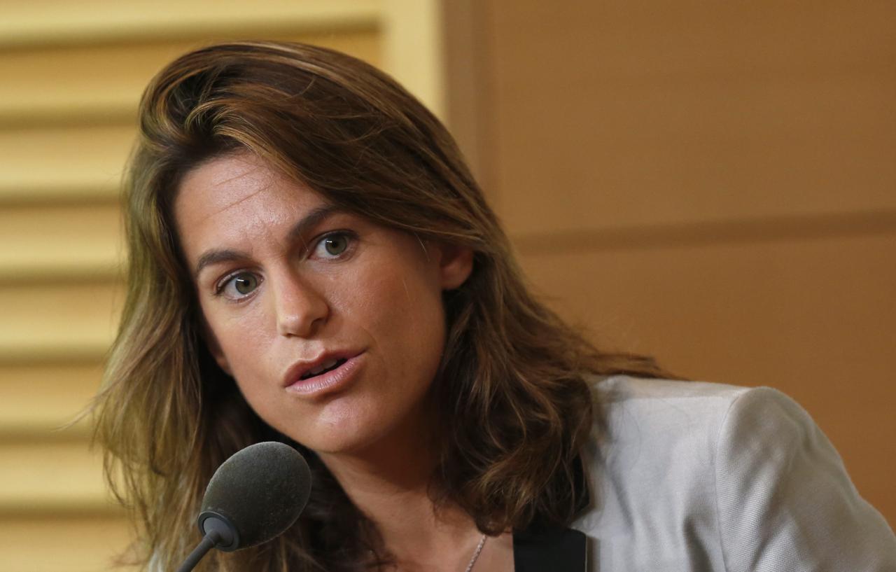 Amelie Mauresmo reagierte genervt auf die Kritik. © APA/epa / CHRISTOPHE KARABA